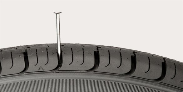 If you get a flat, we'll replace it